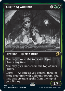Augur of Autumn [Innistrad: Double Feature] Magic: The Gathering