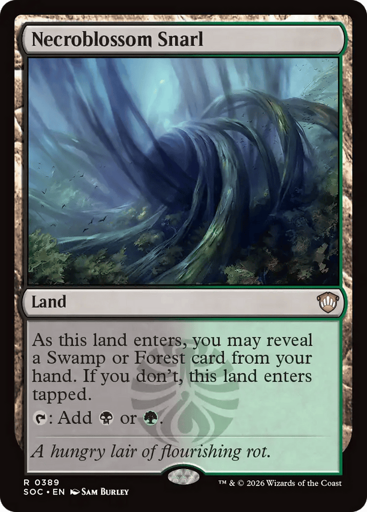 Necroblossom Snarl [Secrets of Strixhaven Commander]
