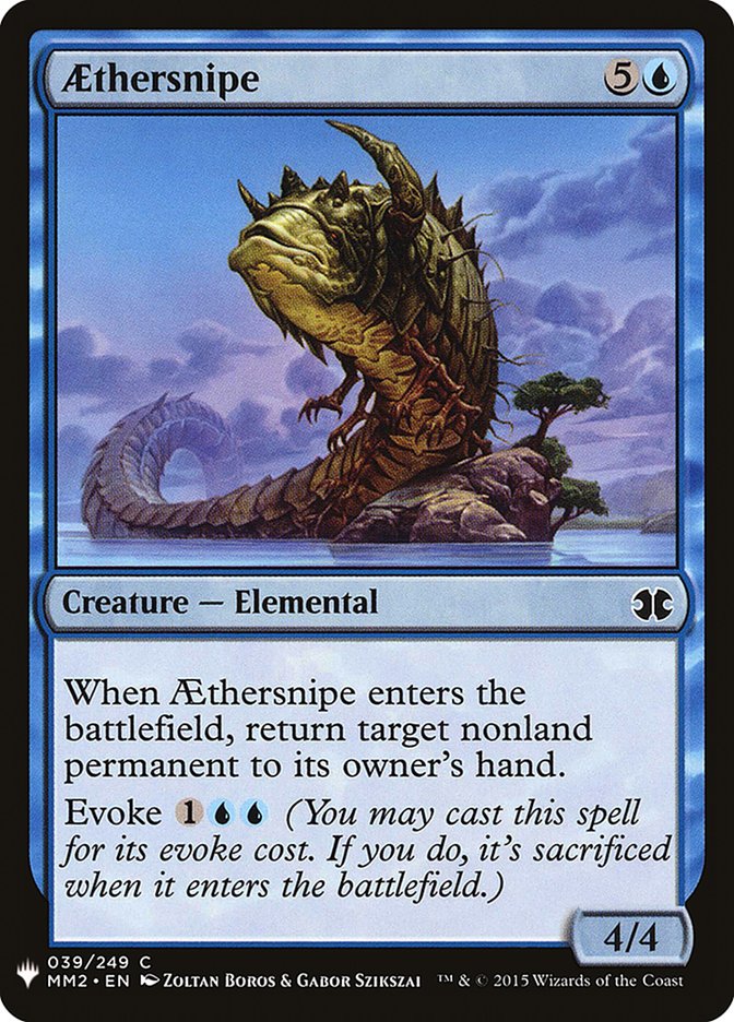 Aethersnipe [Mystery Booster] Magic: The Gathering