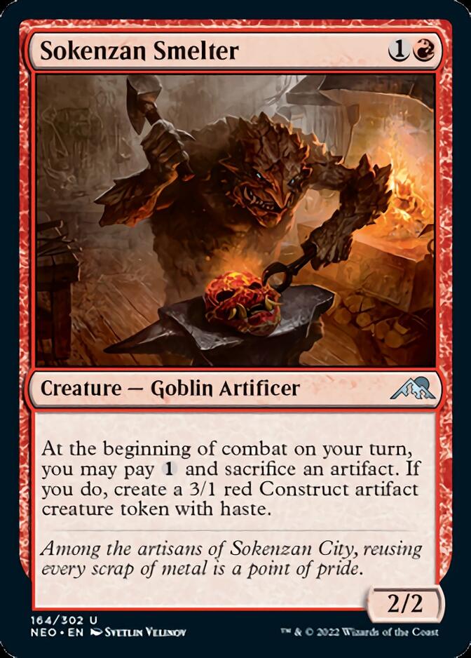 Sokenzan Smelter [Kamigawa: Neon Dynasty] Magic: The Gathering