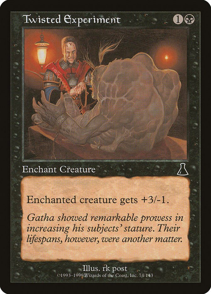 Twisted Experiment [Urza's Destiny] Magic: The Gathering