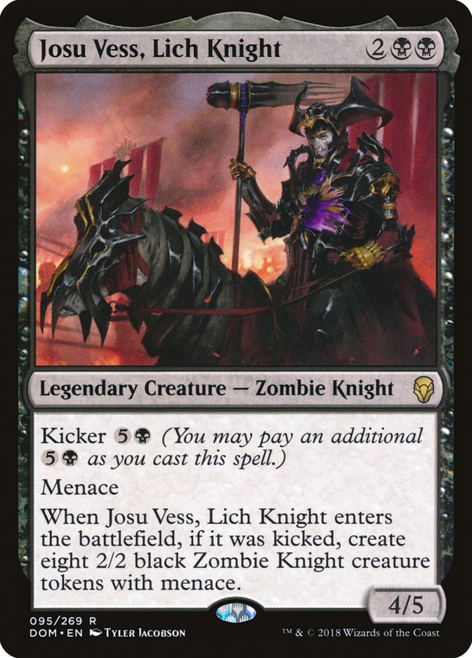 Josu Vess, Lich Knight [Dominaria] Magic: The Gathering
