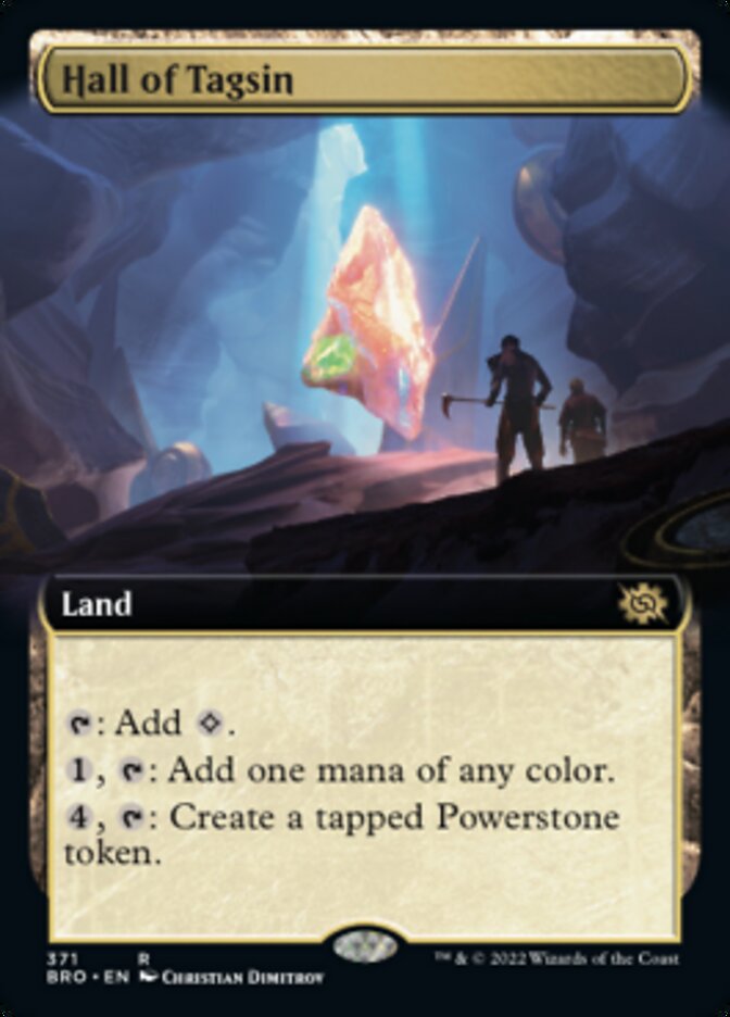 Hall of Tagsin (Extended Art) [The Brothers' War] Magic: The Gathering