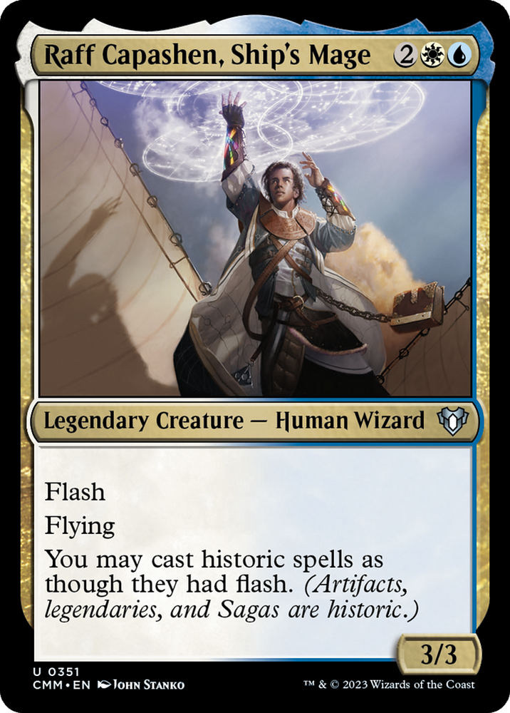 Raff Capashen, Ship's Mage [Commander Masters] Magic: The Gathering
