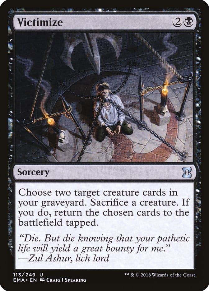 Victimize [Eternal Masters] Magic: The Gathering