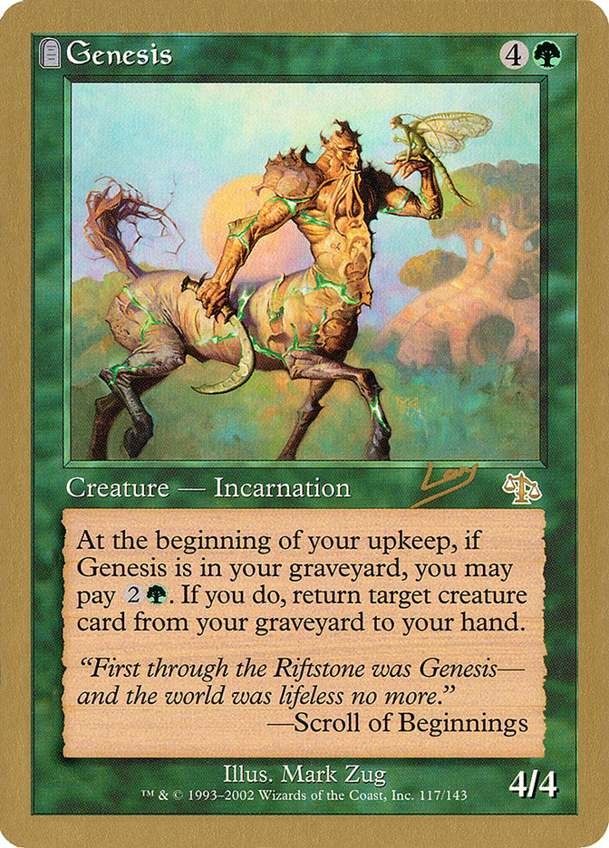 Genesis (Raphael Levy) [World Championship Decks 2002] Magic: The Gathering