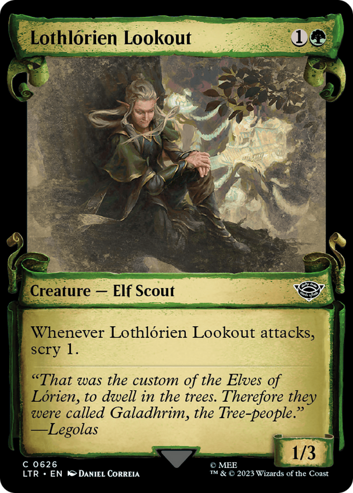 Lothlorien Lookout [The Lord of the Rings: Tales of Middle-Earth Showcase Scrolls] Magic: The Gathering