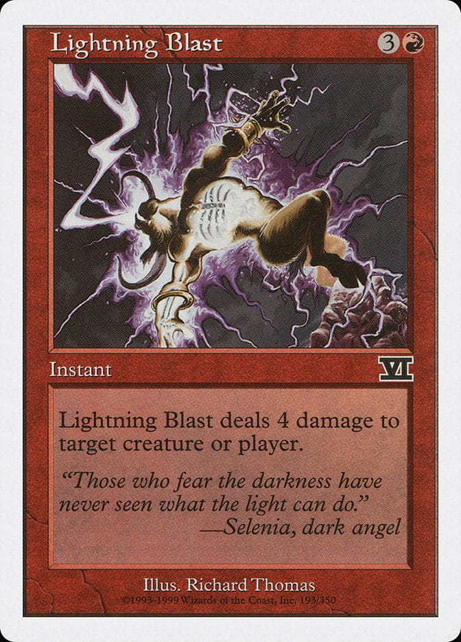 Lightning Blast [Classic Sixth Edition] Magic: The Gathering