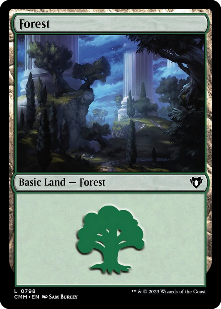 Forest (798) [Commander Masters] Magic: The Gathering