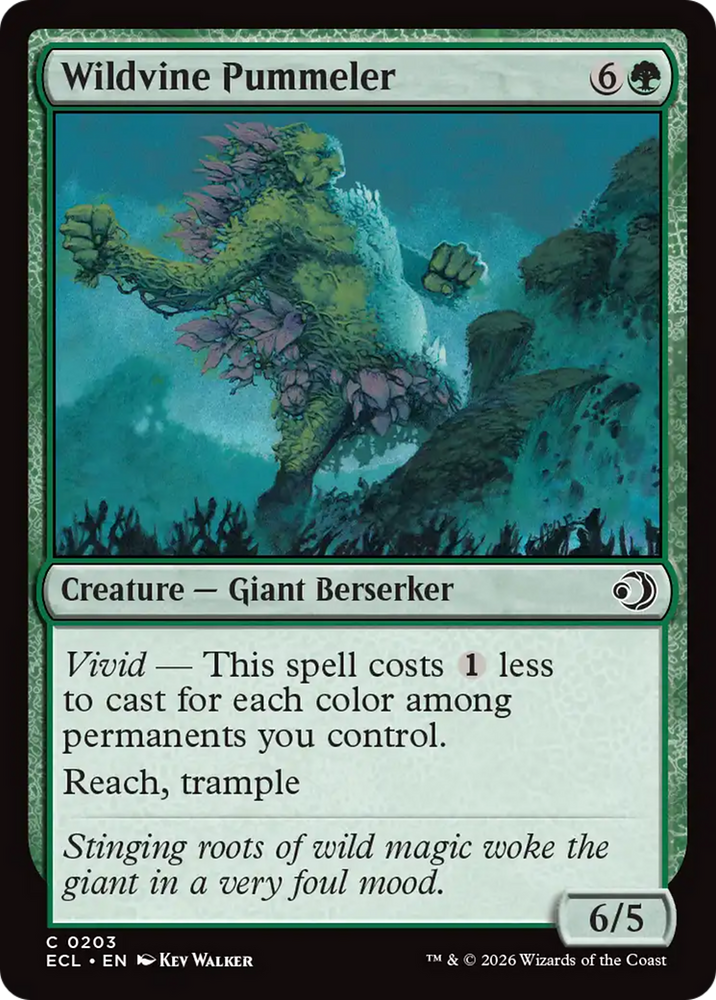 Wildvine Pummeler [Lorwyn Eclipsed] Magic: The Gathering