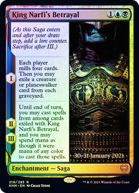 King Narfi's Betrayal [Kaldheim Prerelease Promos] Magic: The Gathering