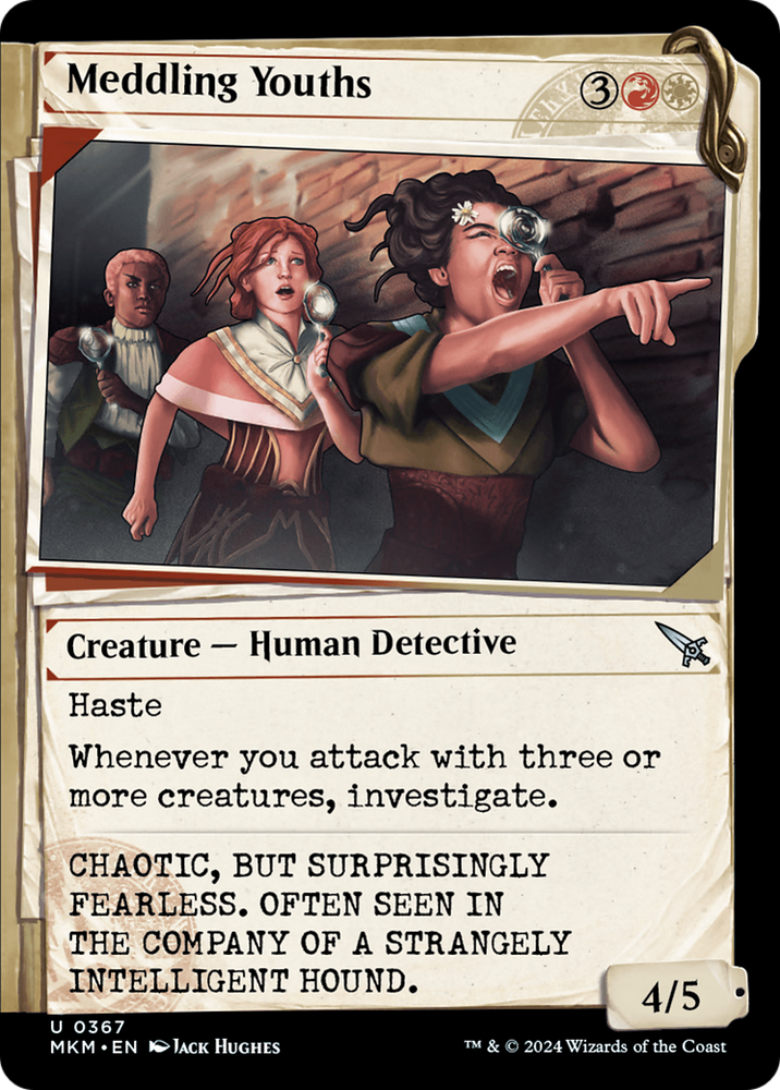 Meddling Youths (Showcase) [Murders at Karlov Manor] Magic: The Gathering