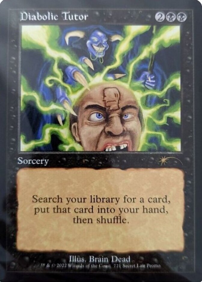 Diabolic Tutor (Retro) [Secret Lair Drop Promos] Magic: The Gathering