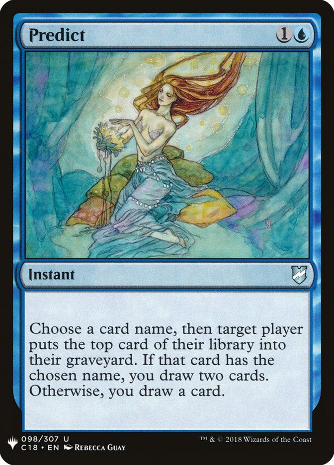 Predict [Mystery Booster] Magic: The Gathering