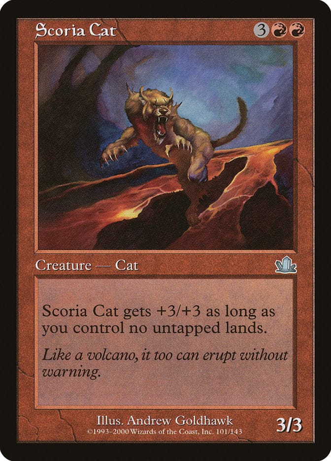 Scoria Cat [Prophecy] Magic: The Gathering