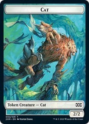 Cat // Germ Double-Sided Token [Double Masters Tokens] Magic: The Gathering