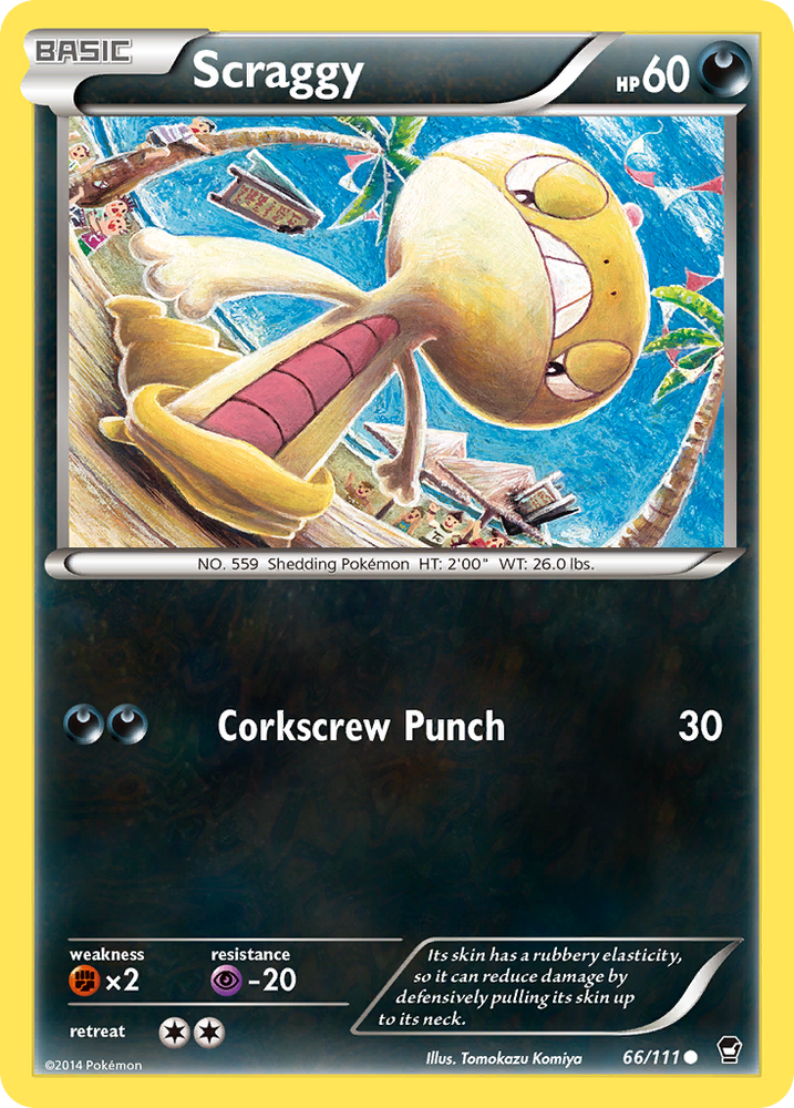 Scraggy (66/111) [XY: Furious Fists] Pokémon