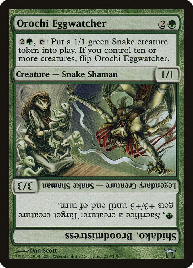 Orochi Eggwatcher // Shidako, Broodmistress [Champions of Kamigawa] Magic: The Gathering