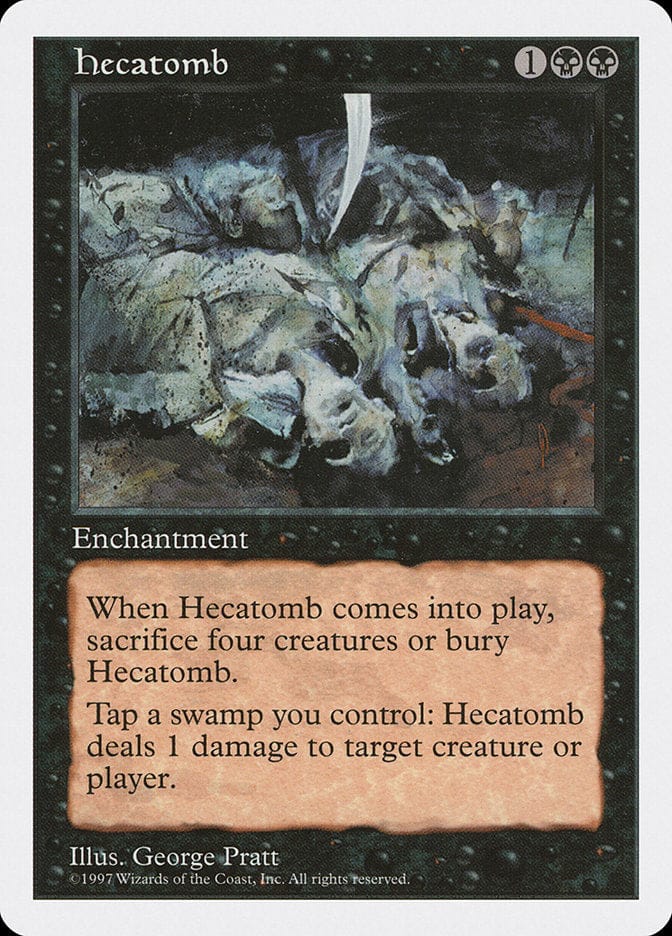 Hecatomb [Fifth Edition] Magic: The Gathering