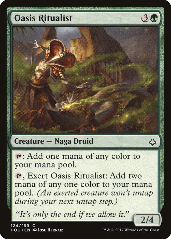 Oasis Ritualist [Hour of Devastation] Magic: The Gathering