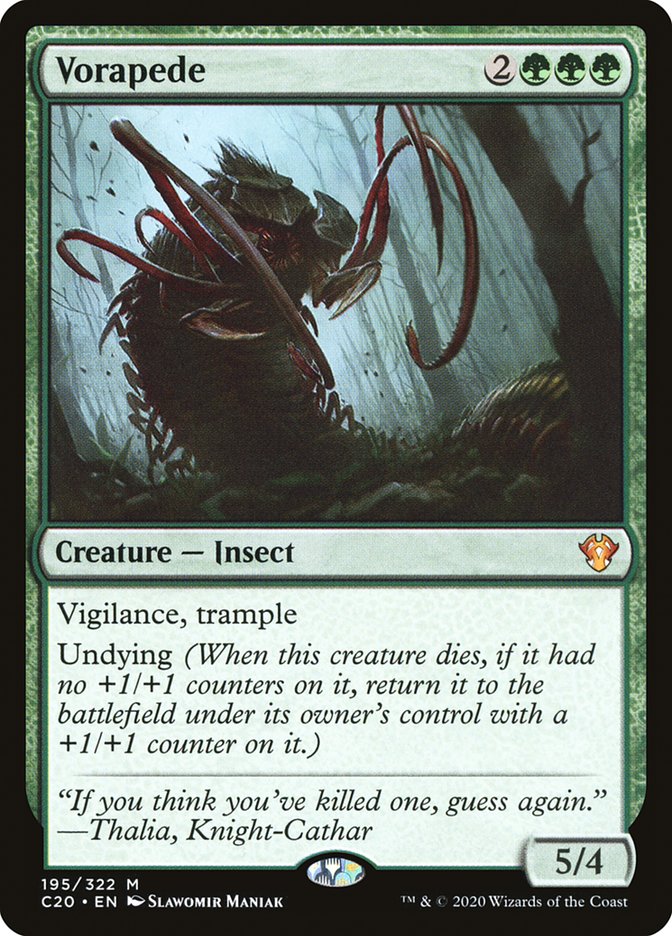 Vorapede [Commander 2020] Magic: The Gathering