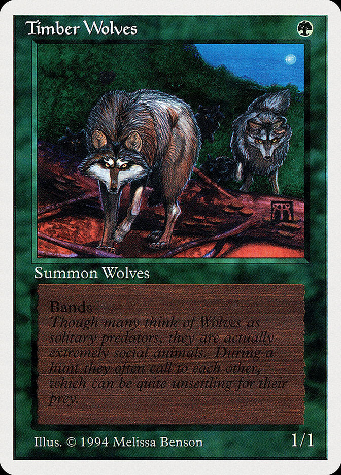 Timber Wolves [Summer Magic / Edgar] Magic: The Gathering