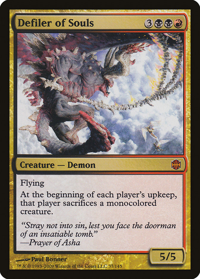 Defiler of Souls [Alara Reborn] Magic: The Gathering