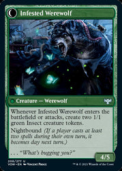 Infestation Expert // Infested Werewolf [Innistrad: Crimson Vow] Magic: The Gathering