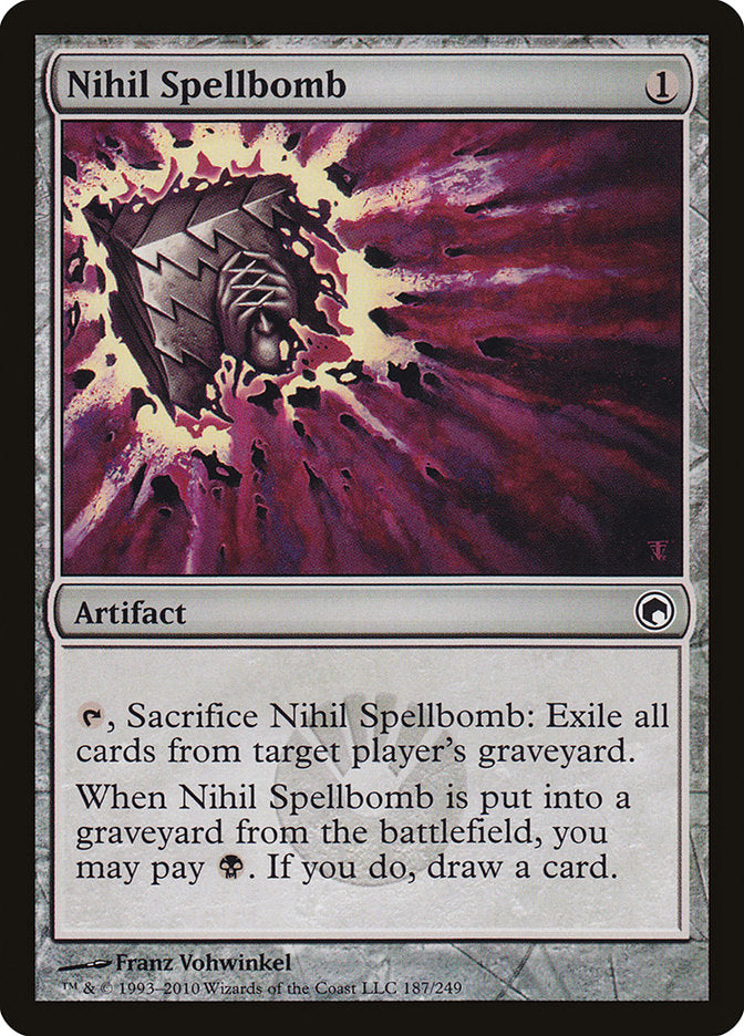 Nihil Spellbomb [Scars of Mirrodin] Magic: The Gathering