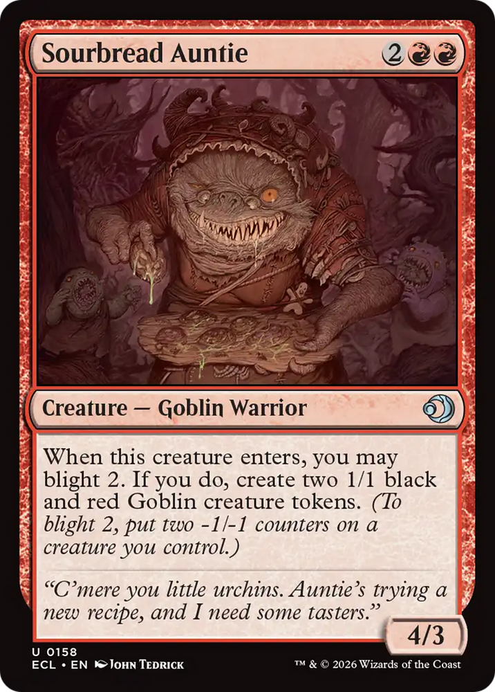 Sourbread Auntie [Lorwyn Eclipsed] Magic: The Gathering
