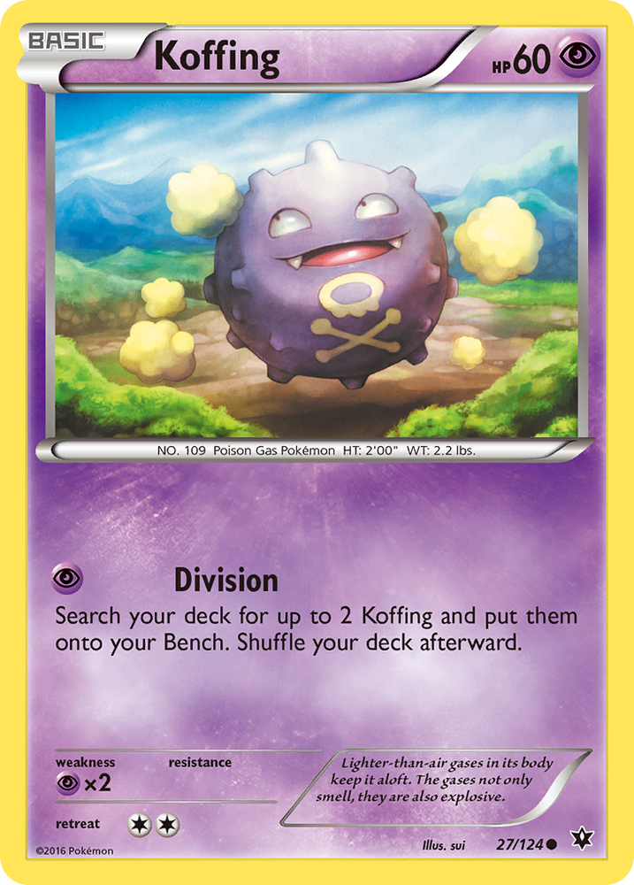 Koffing (27/124) [XY: Fates Collide] Pokémon