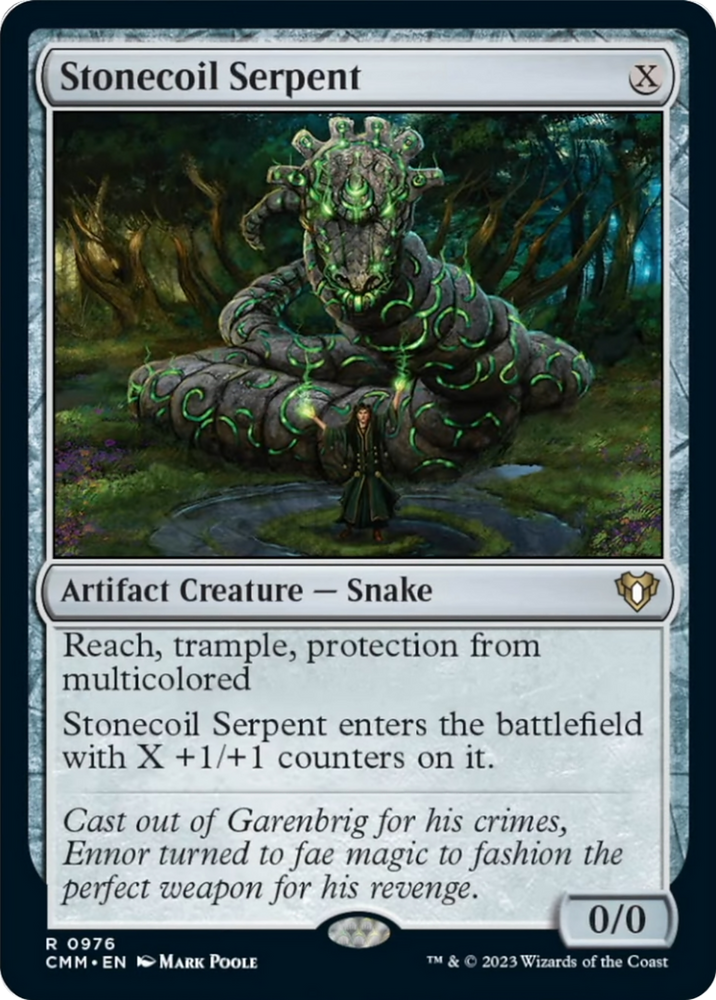 Stonecoil Serpent [Commander Masters] Magic: The Gathering