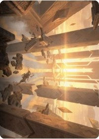Skyclave Basilica Art Card [Zendikar Rising Art Series] Magic: The Gathering