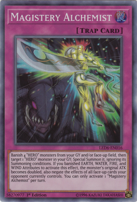 Magistery Alchemist [LED6-EN016] Super Rare Yu-Gi-Oh!