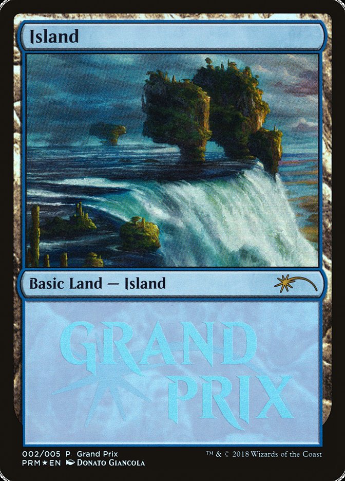 Island (2018b) [Grand Prix Promos] Magic: The Gathering