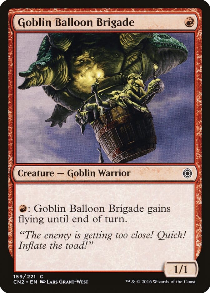 Goblin Balloon Brigade [Conspiracy: Take the Crown] Magic: The Gathering