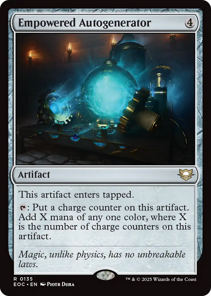 Empowered Autogenerator [Edge of Eternities Commander] Magic: The Gathering