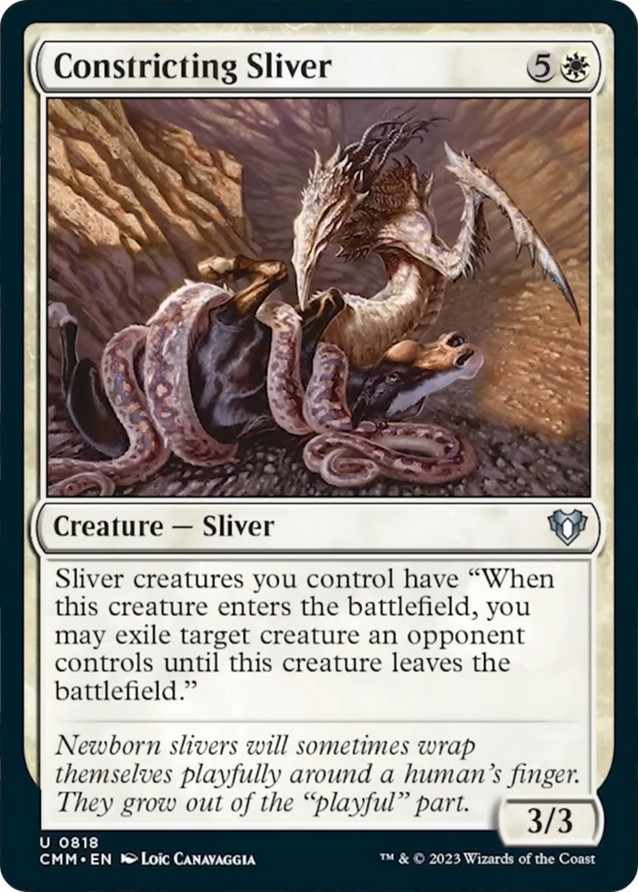 Constricting Sliver [Commander Masters] Magic: The Gathering