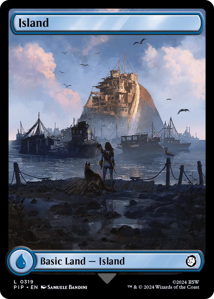 Island (0319) [Fallout] Magic: The Gathering