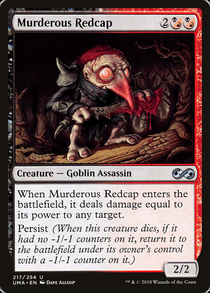 Murderous Redcap [Ultimate Masters] Magic: The Gathering