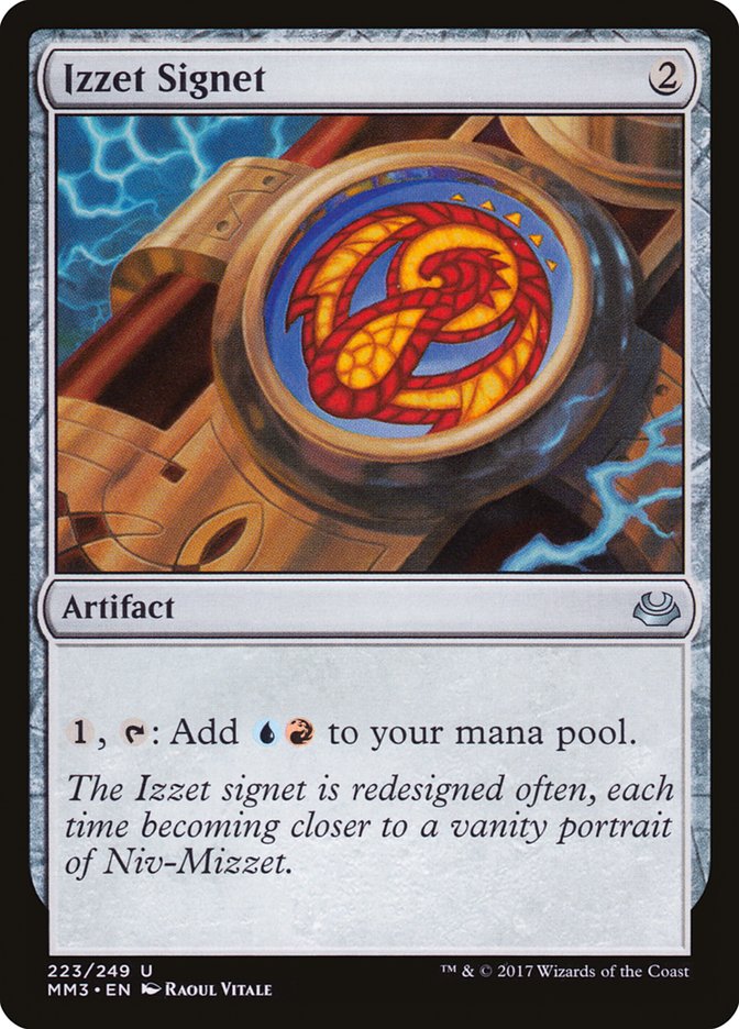 Izzet Signet [Modern Masters 2017] Magic: The Gathering