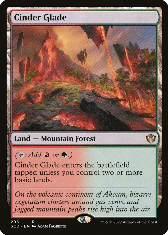 Cinder Glade [Starter Commander Decks] Magic: The Gathering