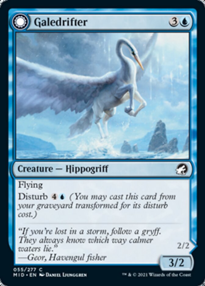 Galedrifter // Waildrifter [Innistrad: Midnight Hunt] Magic: The Gathering