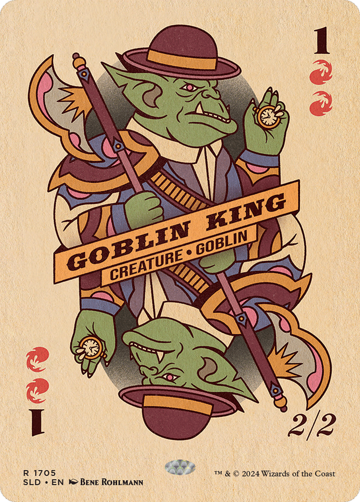 Goblin King (1705) [Secret Lair Drop Series] Magic: The Gathering