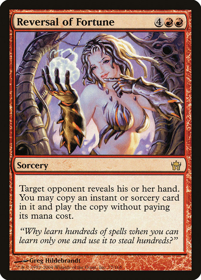 Reversal of Fortune [Fifth Dawn] Magic: The Gathering