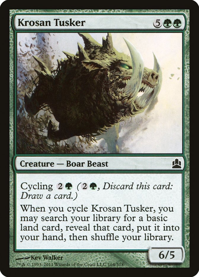 Krosan Tusker [Commander 2011] Magic: The Gathering