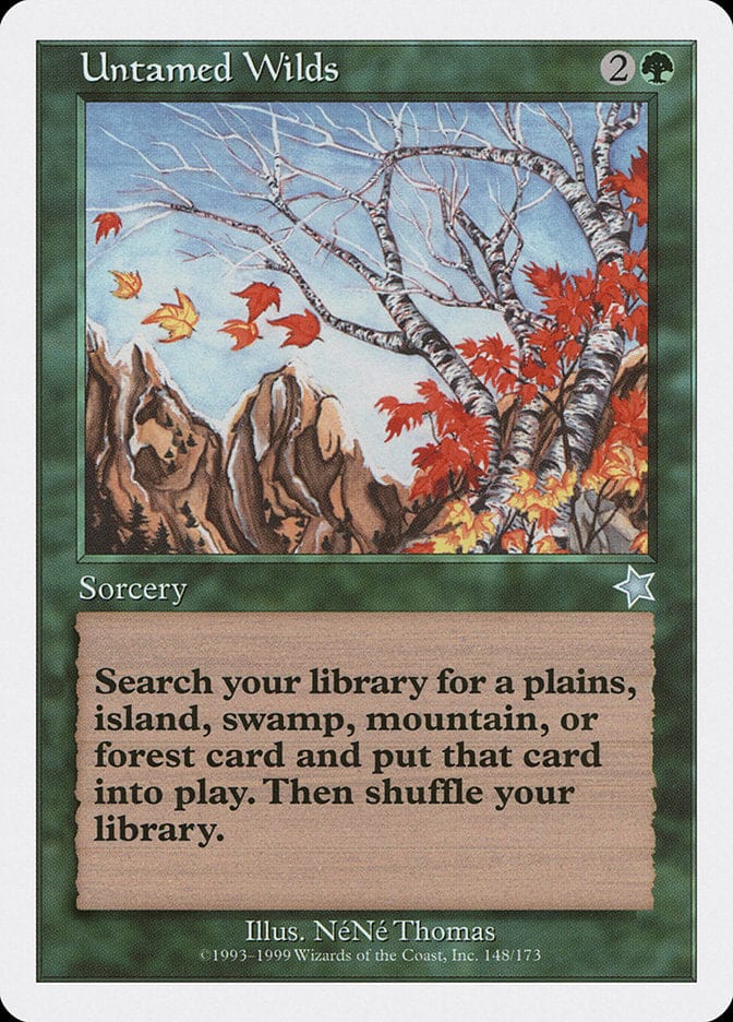 Untamed Wilds [Starter 1999] Magic: The Gathering