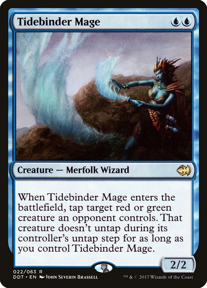 Tidebinder Mage [Duel Decks: Merfolk vs. Goblins] Magic: The Gathering