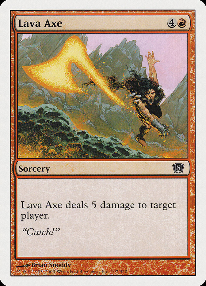 Lava Axe [Eighth Edition] Magic: The Gathering