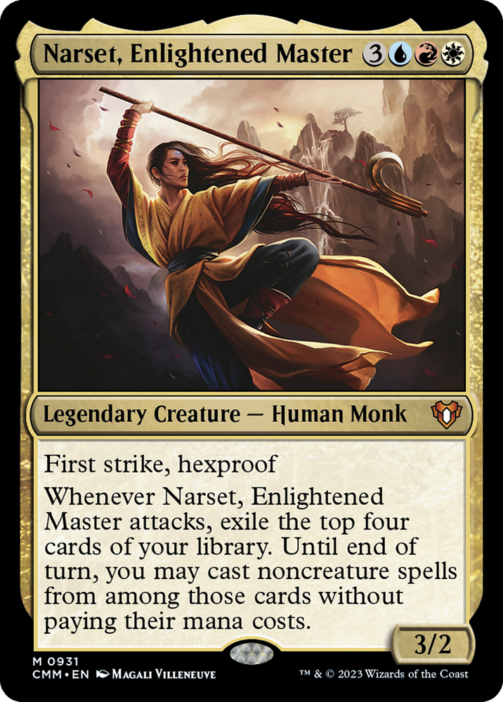 Narset, Enlightened Master [Commander Masters] Magic: The Gathering
